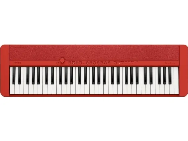 Casio CT-S1, Digital synthesizer, Rød, Vekselstrøm, Batteri, AA, 4,5 kg
