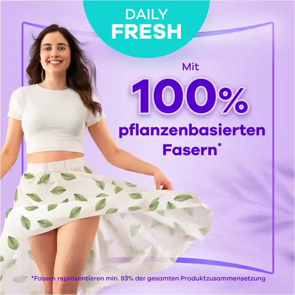 Daily Fresh Slipeinlagen Pflanzenbasiert Normal BigPack