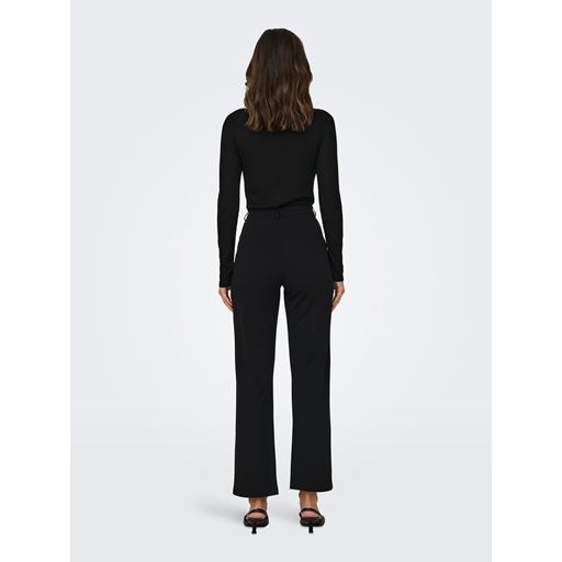 JDY Geggo Straight Bukser, Black, L/L30