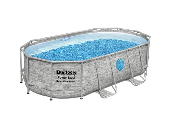 Bestway Power Steel Swim Vista II 427 x 250 x 100 cm - Ny Model!