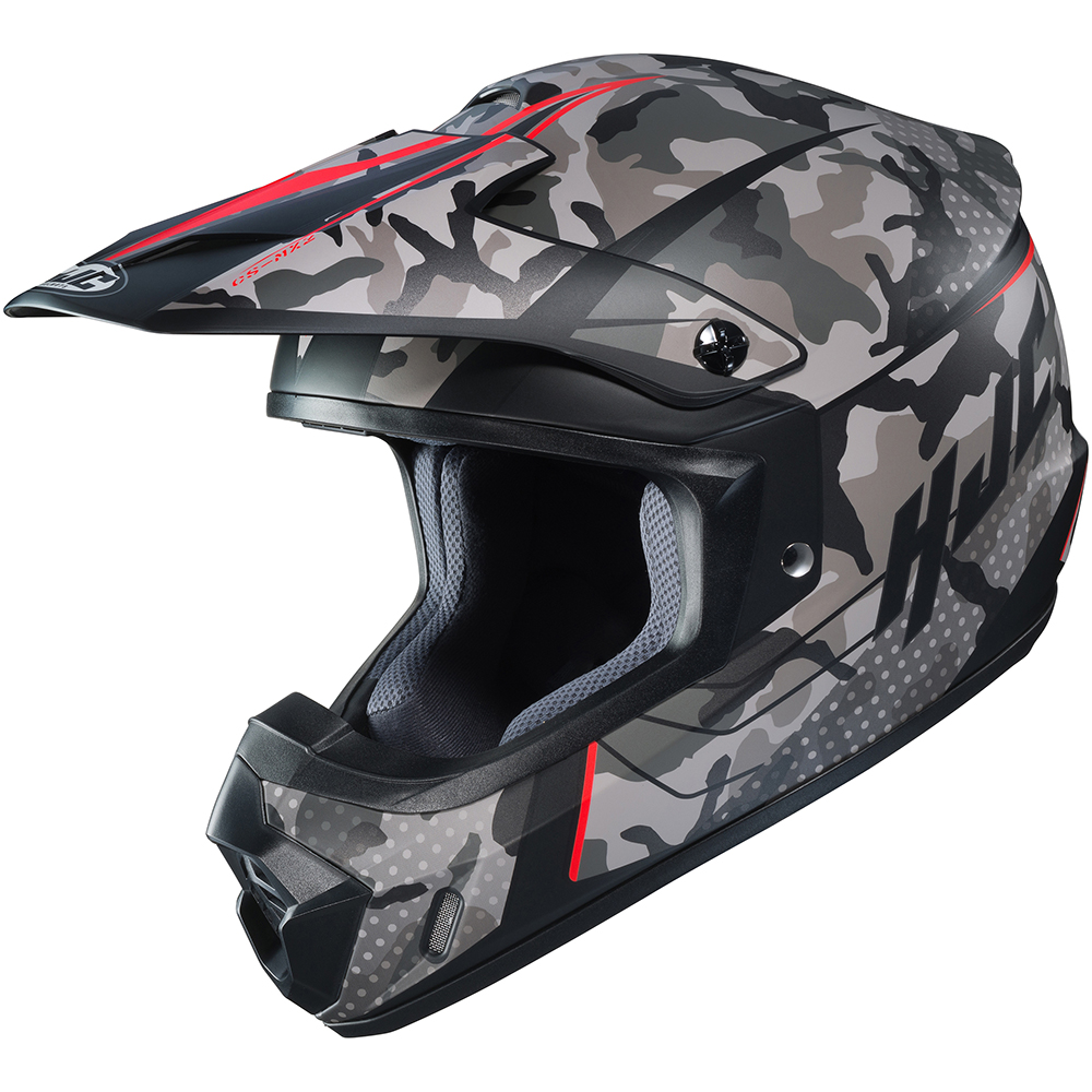 HJC - Casque CS-MX II Sapir Camouflage Marron / Gris / Rouge