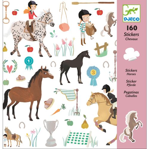 Djeco stickers paarden - 160st DJ08881
