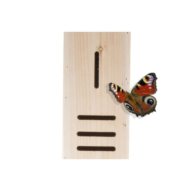 Insektenhotel - aus Holz - ca. 160 x 14,5 x 10 cm