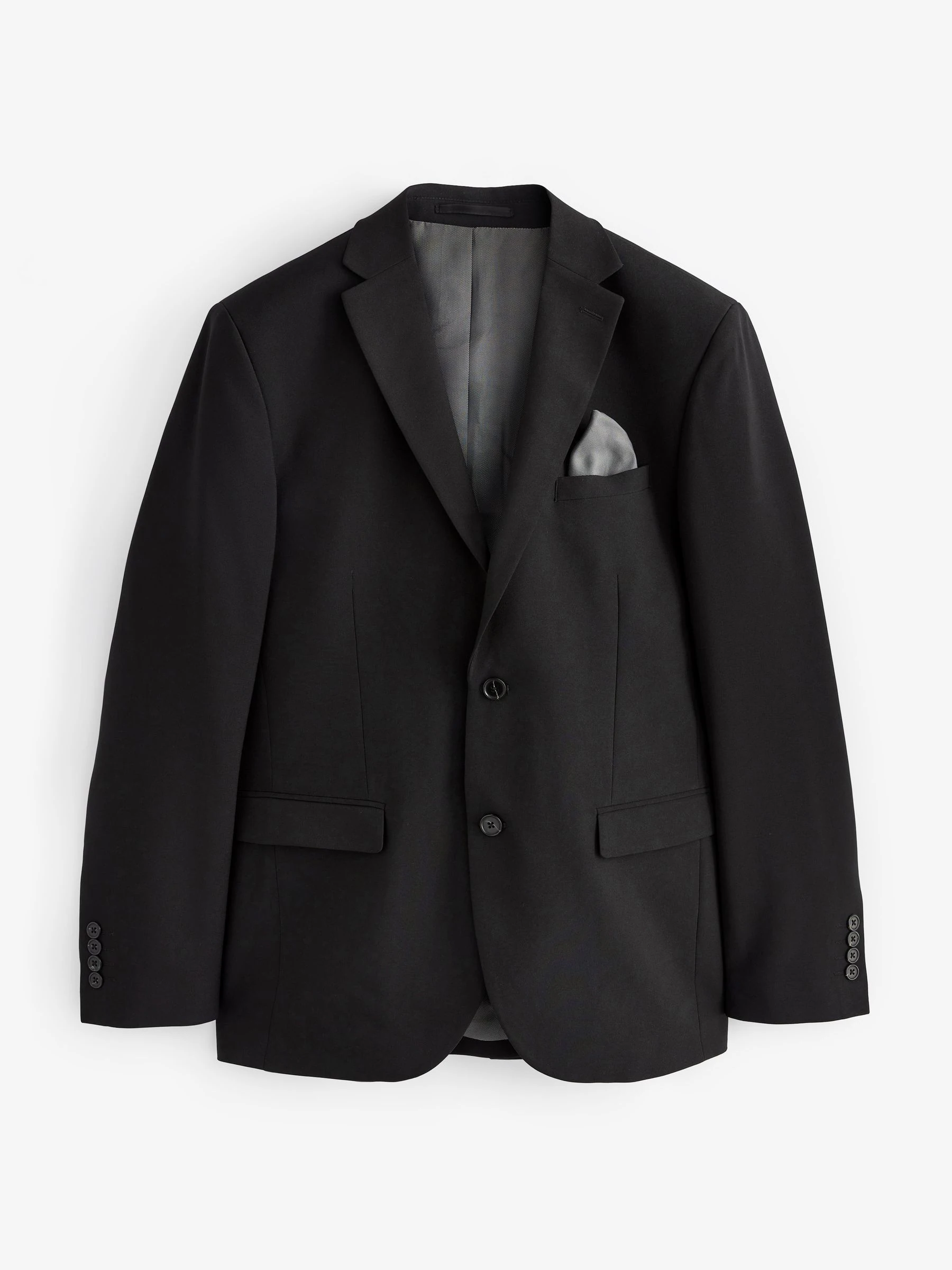 Zwart - Slim Fit - Must-have kostuum: colbert
