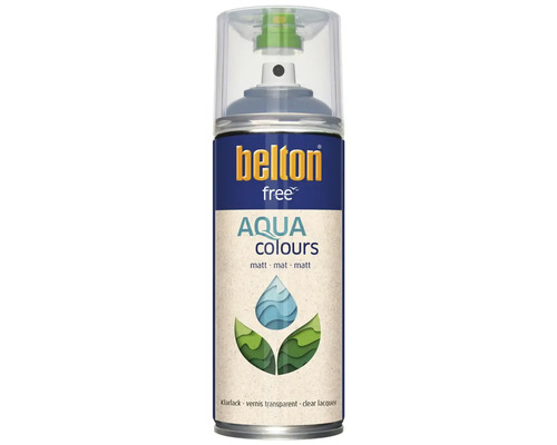 Belton Free PU Spuitverf Blanke Lak Mat 400 ml