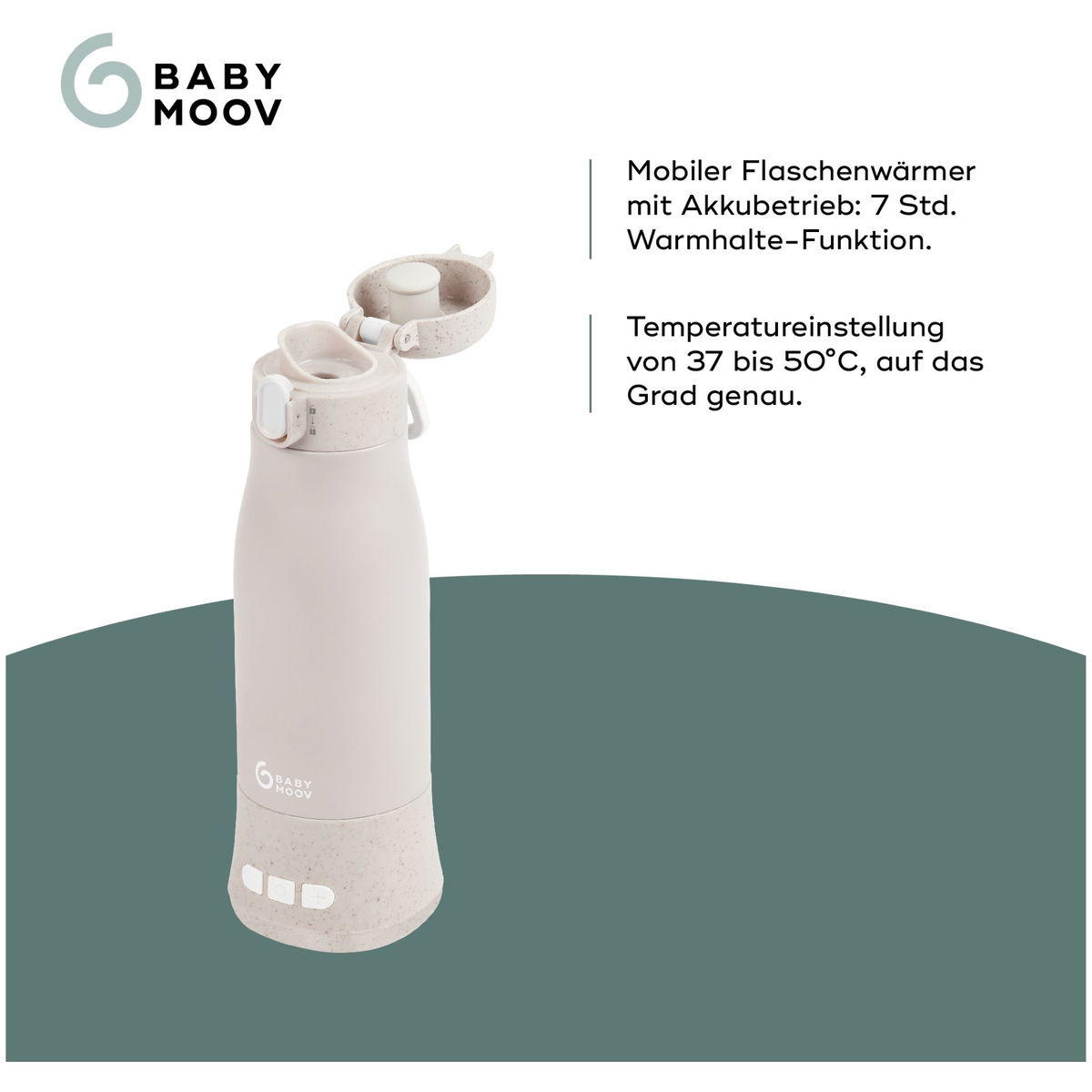 BabymoovBabymoov   Flaschenwärmer Moov and Feed beige