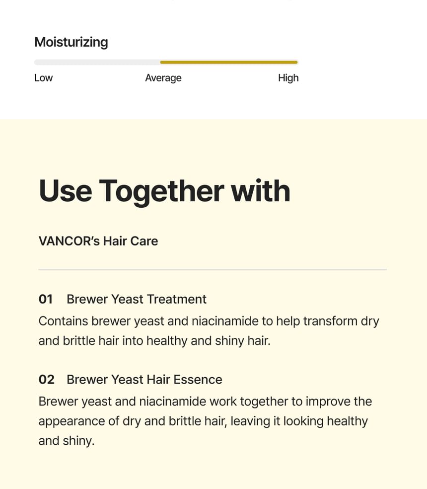 VANCOR - Brouwergist Shampoo