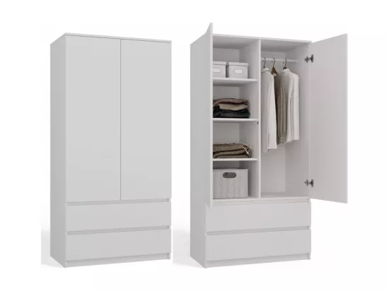 Armoire Malwa SS-90 BLANC
