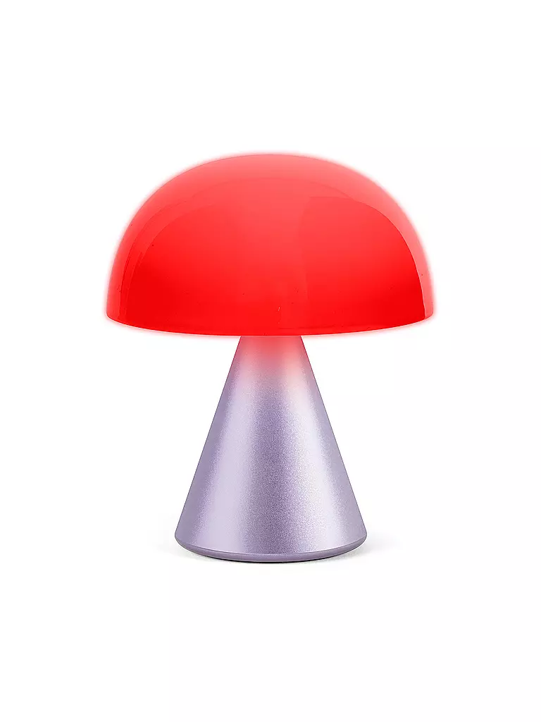 LEXON LED Lampe MINA M 11cm Silver silber