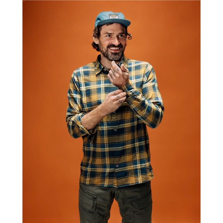Lundhags Järpen Plaid Flannel Shirt Olive