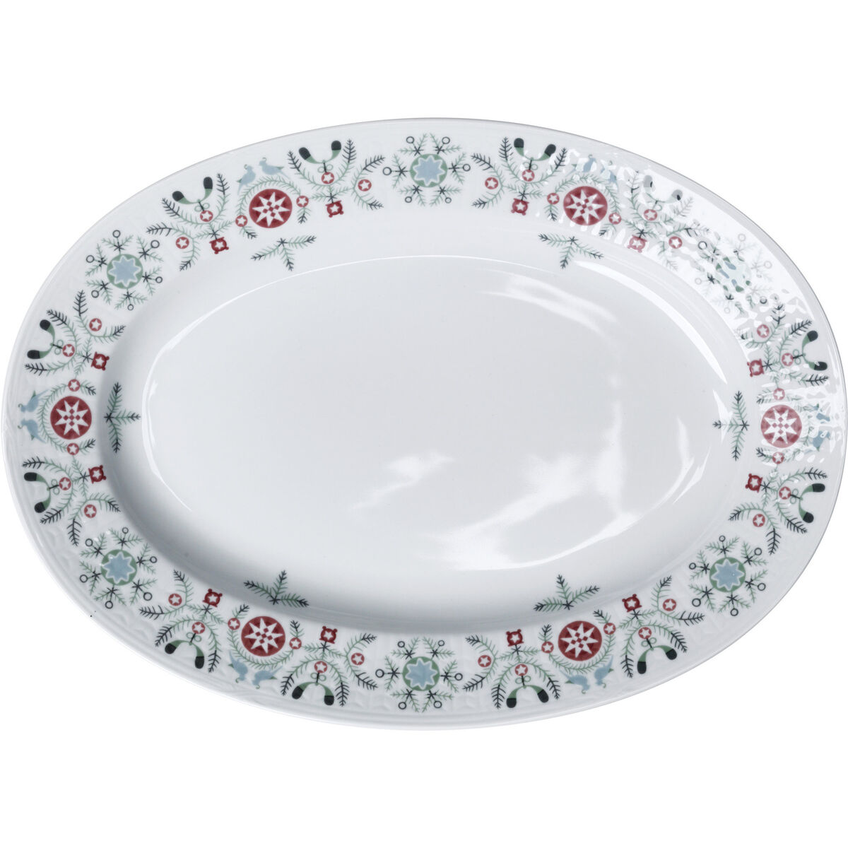 Swedish Grace Vinter Tallerken Oval 32 cm