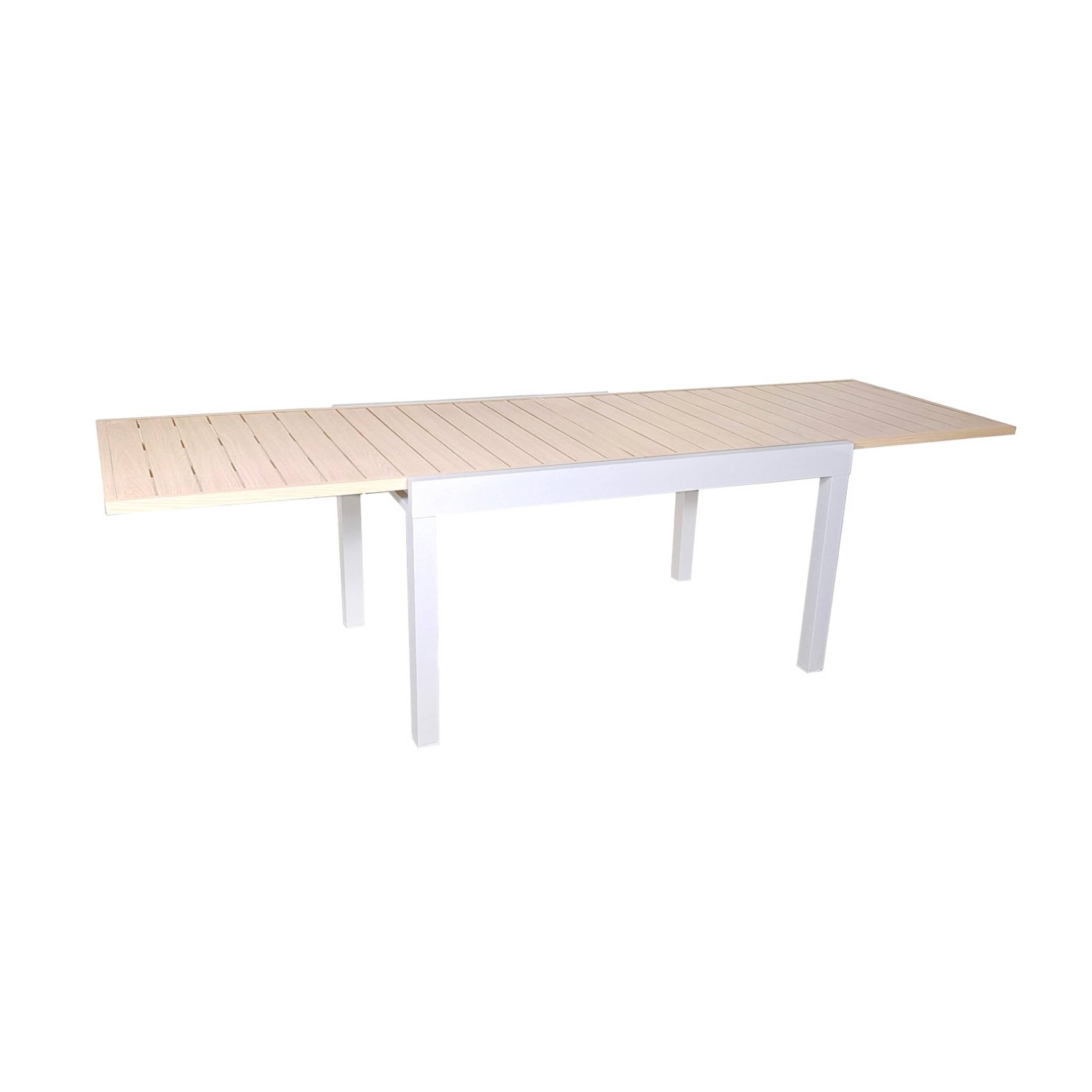 sweeek - Uitschuifbare aluminium tuintafel voor 8 personen