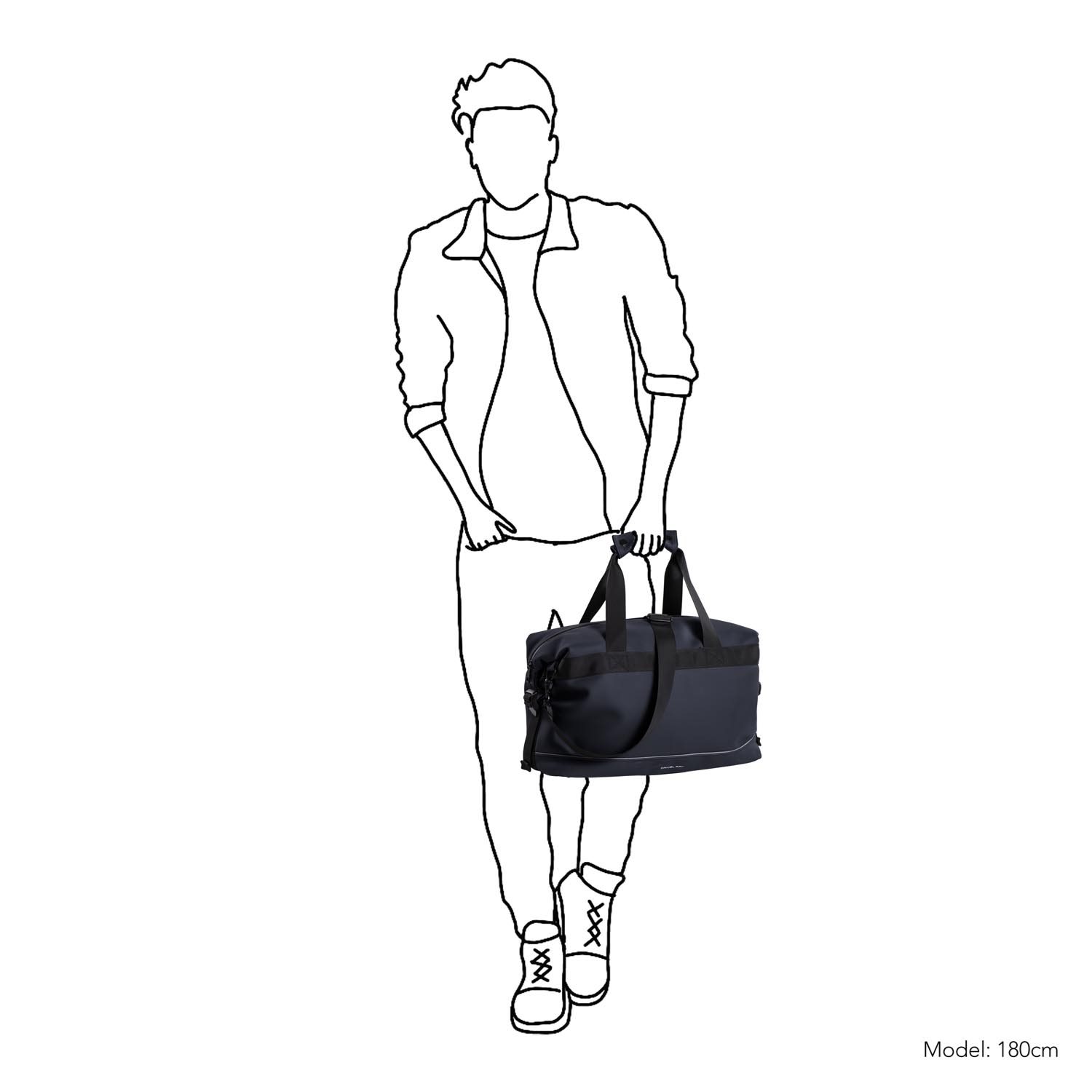 Daniel Ray Riverside Water-Repellent Duffle marine