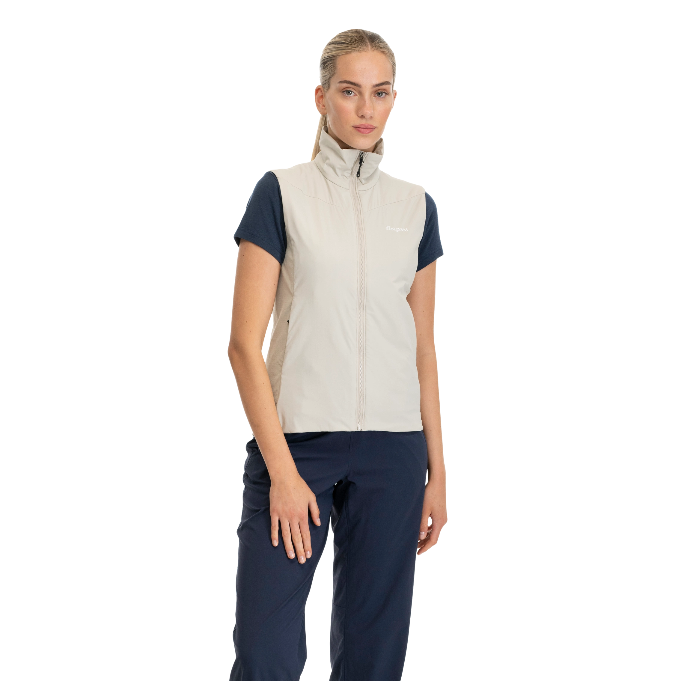 Holo Insulated Vest Women Coastal Sand