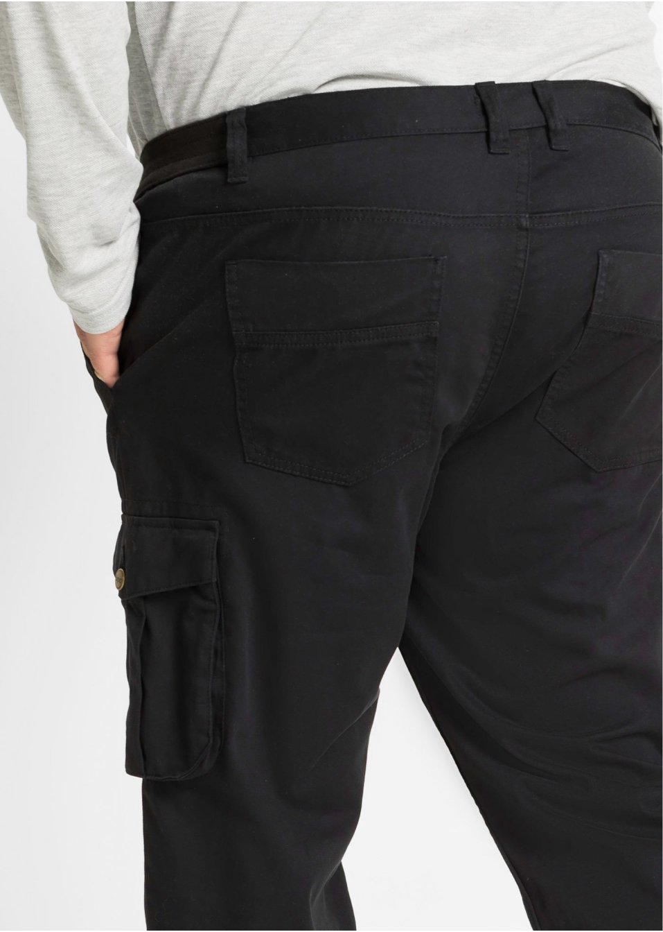 Pantalon cargo coupe confort, Regular Fit Straight