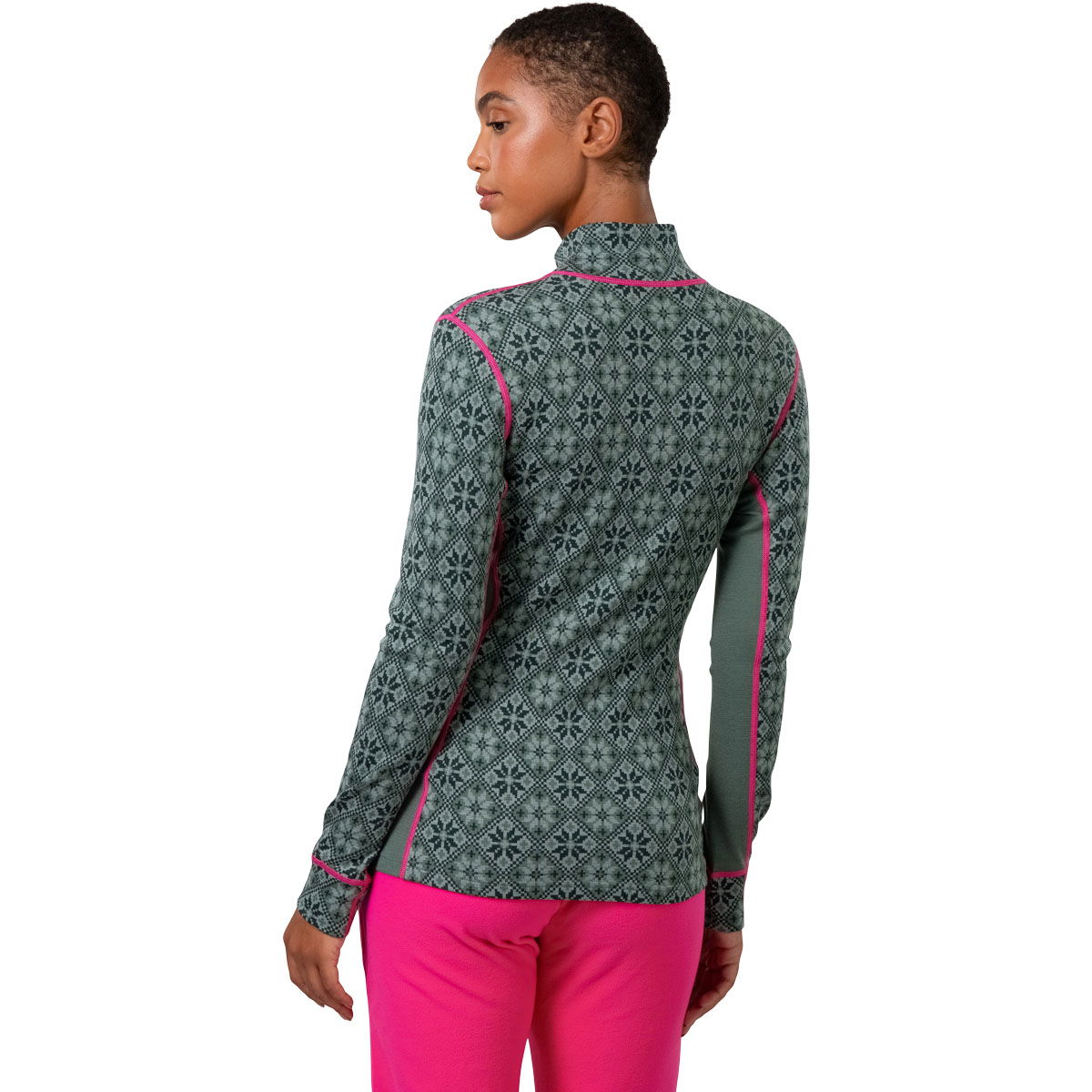 Kari Traa Rose Merinould Half Zip Skiundertrøje Dame