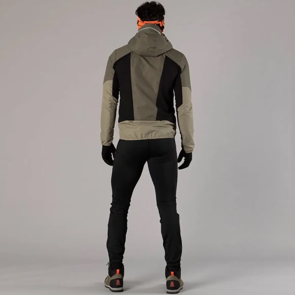 Doudoune ski CMP MAN UNLIMITECH 2.5L JACKET HYBRID FIX HOOD SAGE