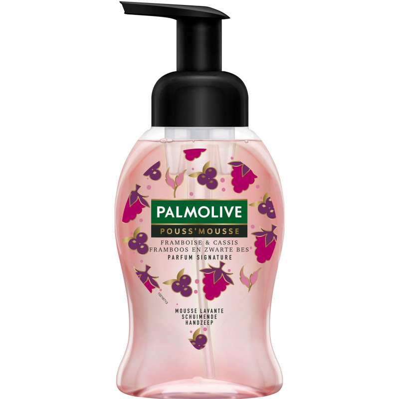 Crème lavante Magic Pouss' Mousse Palmolive framboise - Flacon de 250 ml