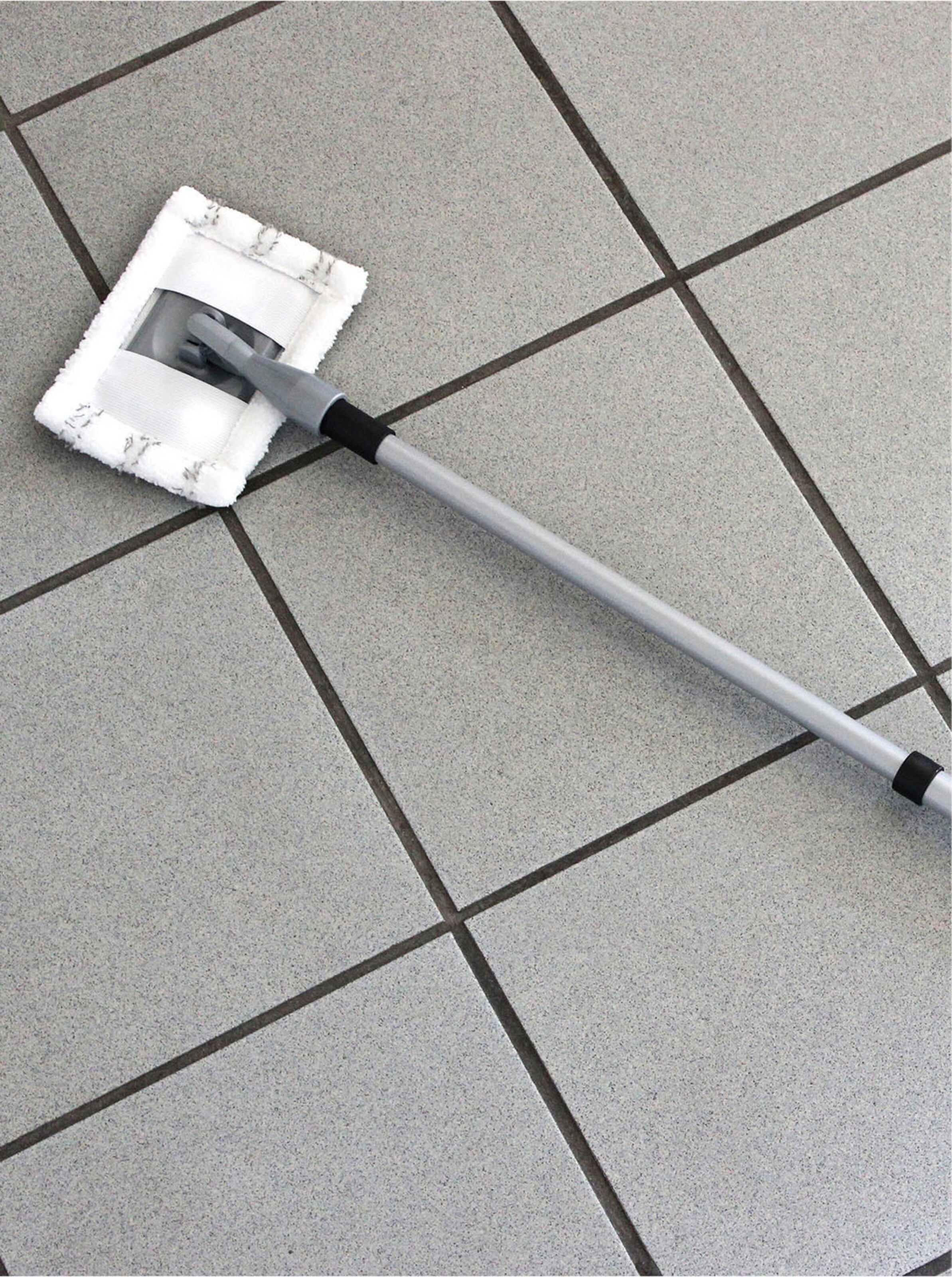 Bad- und Fliesenwischer in grau