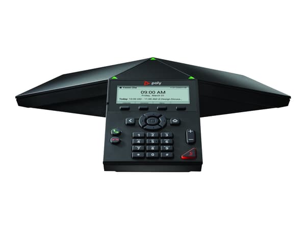 Poly Trio 8300 - Konferanse-VoIP-telefon - med Bluetooth-grensesnitt med anrops-ID/samtale venter - IEEE 802.11a/b/g/n (Wi-Fi) / Bluetooth 5.0 - trev