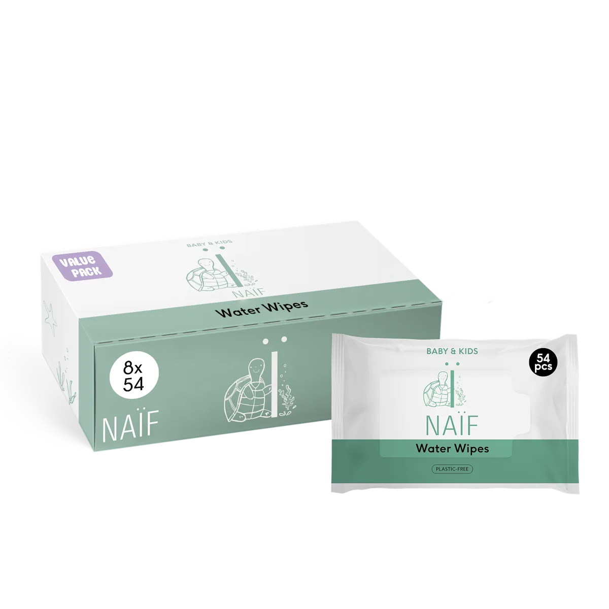 Plasticvrije Billendoekjes voor Baby & Kids 8 pack