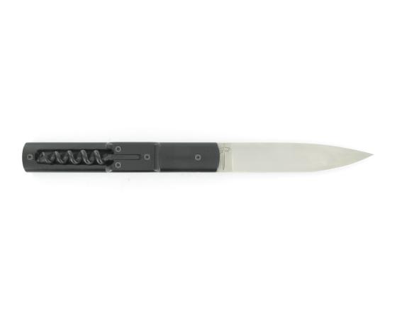 Le Français Tire-Bouchon Fibre de Carbone Couteau de Poche par Perceval
