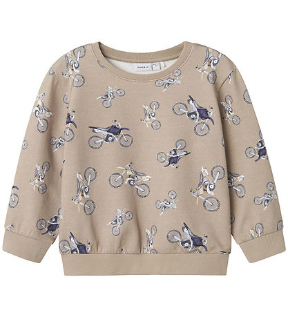 Name It Sweatshirt - NmmTrille - reines Kaschmir m. Motorrad