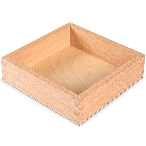 Grapat houten opbergbak