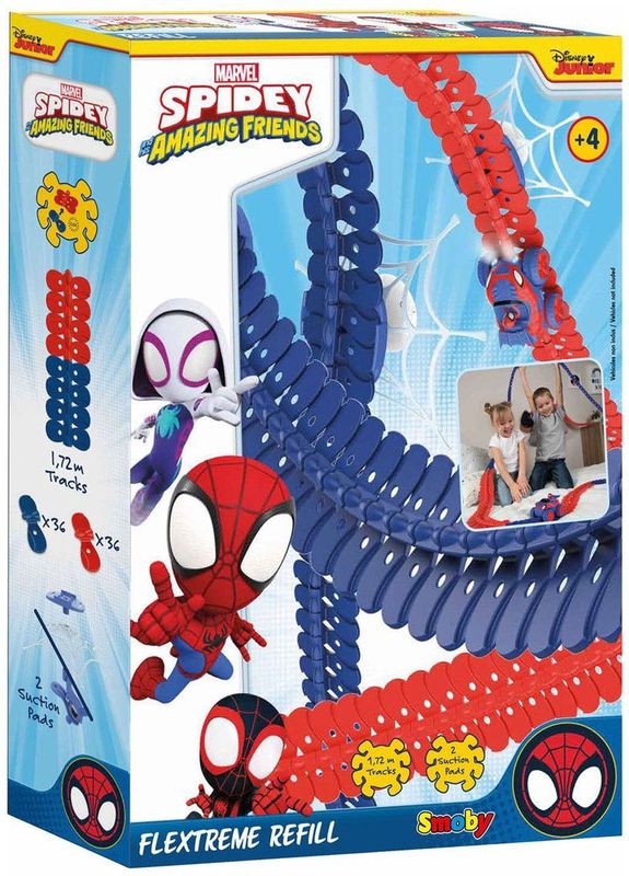 Smoby - Spidey - FleXtreme - Navulverpakking - 72 Flexibele Sporen
