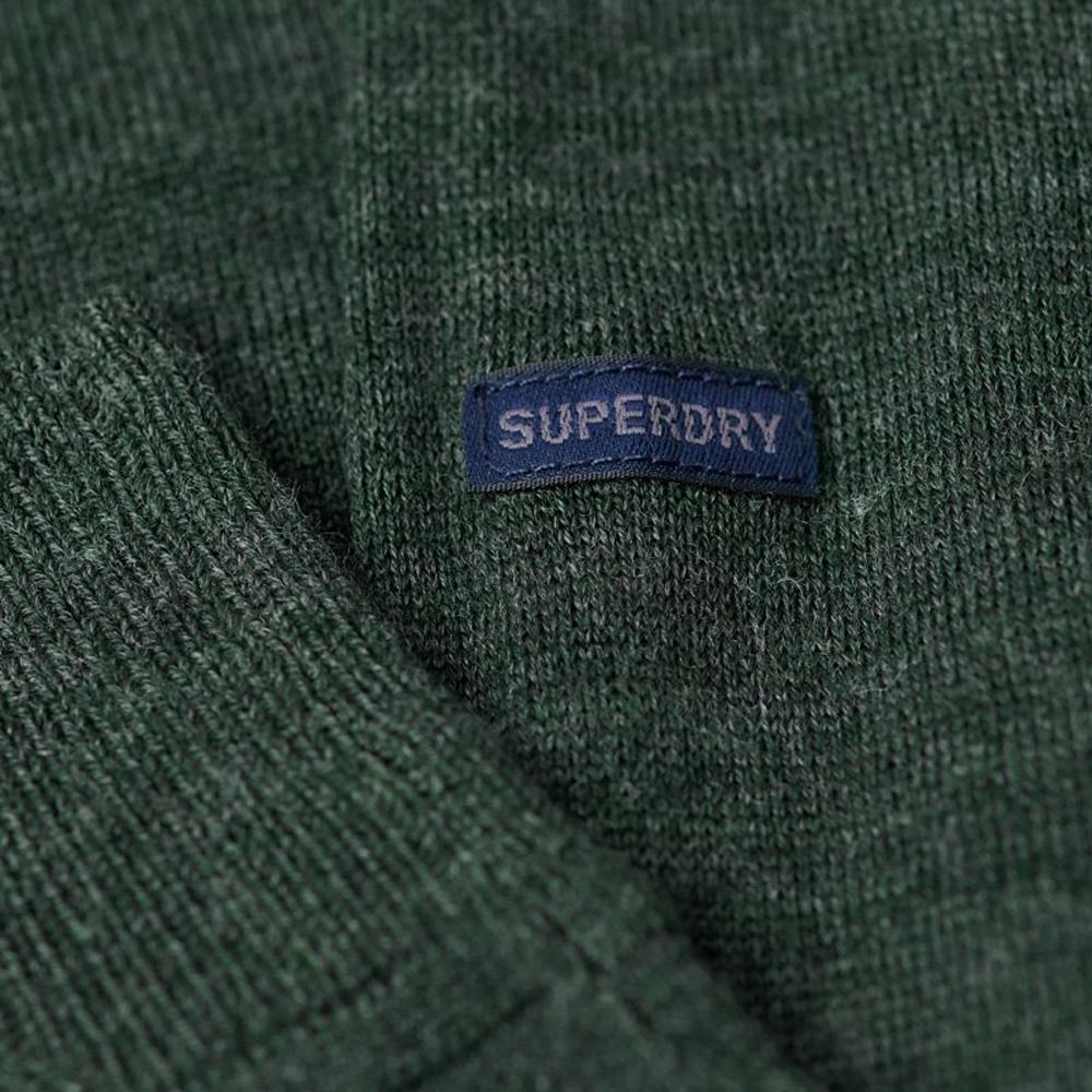 Superdry Pull Vert Homme Superdry Studios Merino