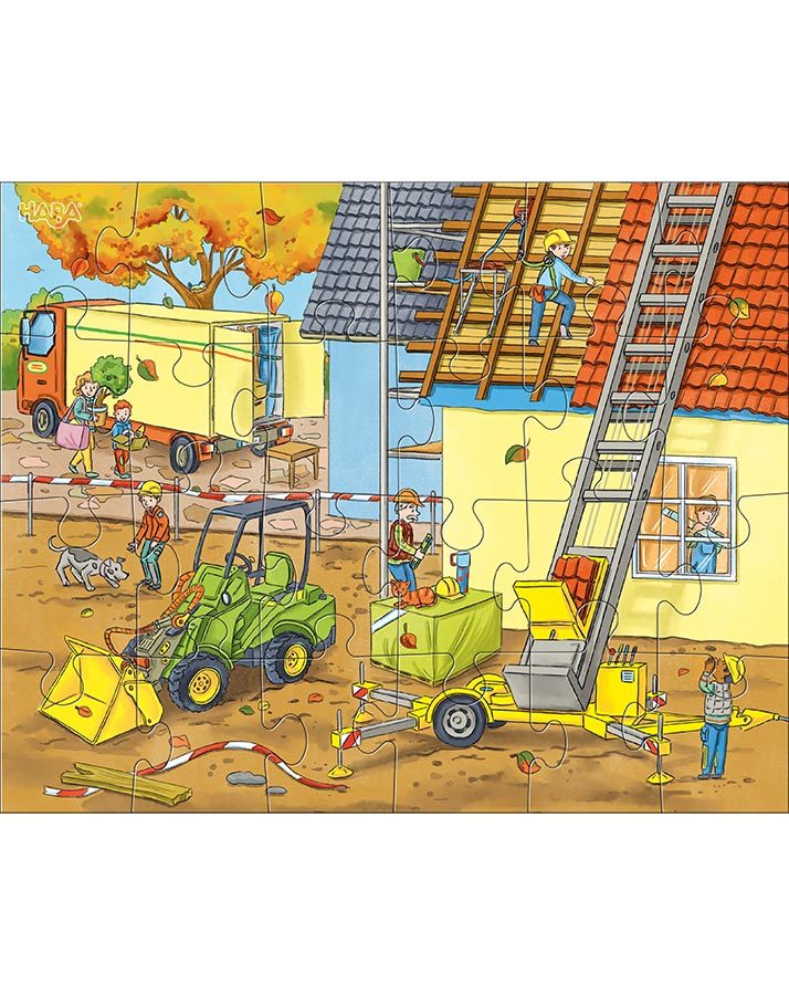 Puzzle AUF DER BAUSTELLE 3x24-teilig