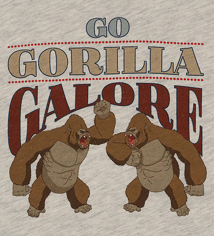 Konges Sløjd T-shirt - Gorilla - Off White Melange