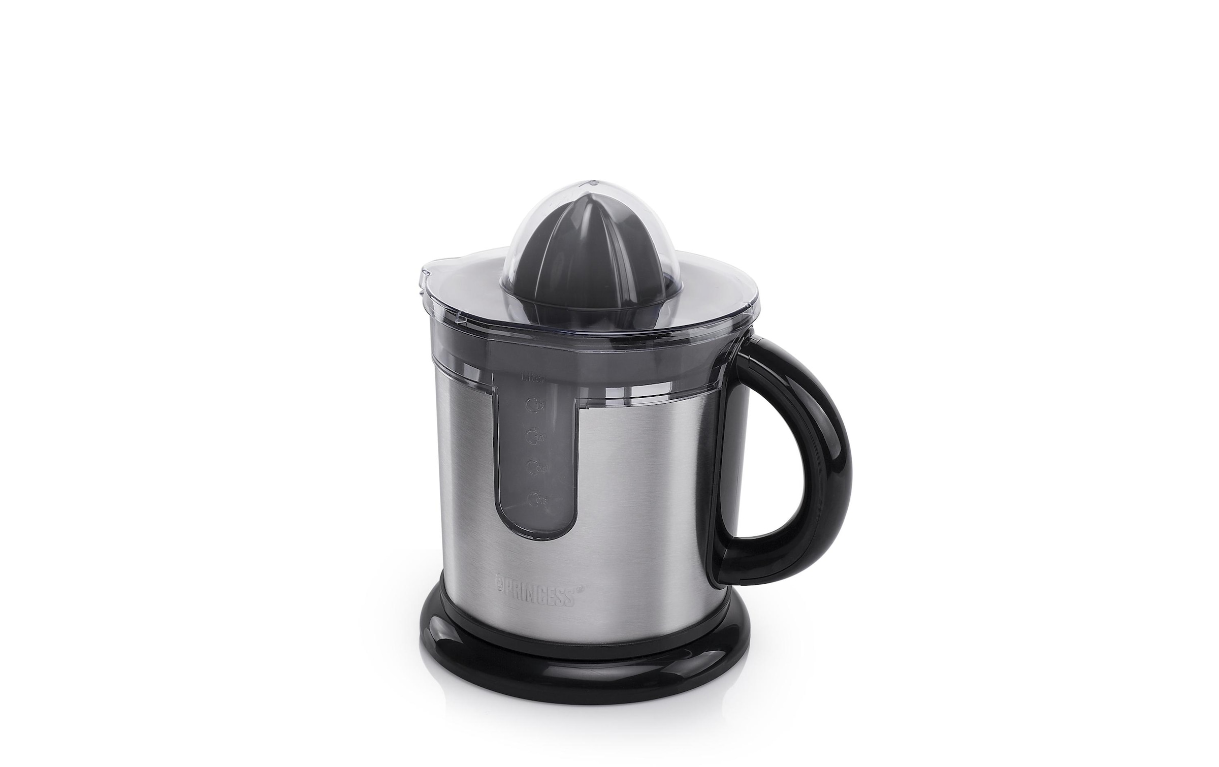 PRINCESS Entsafter »1.2 l Silber« 40 W Siebeinsatz