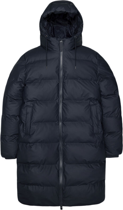Rains Alta Longer Puffer Jacket W3T4 Navy