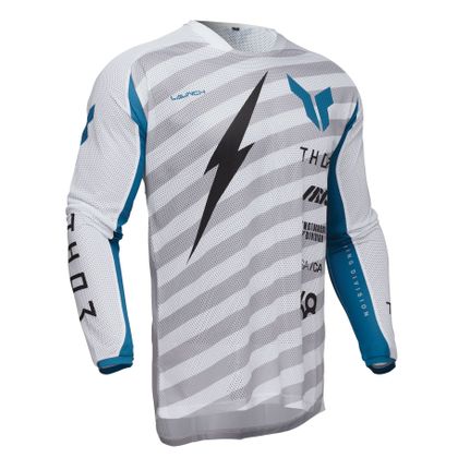 Maillot cross Thor LAUNCH RAID 2025 - Blanc / Gris