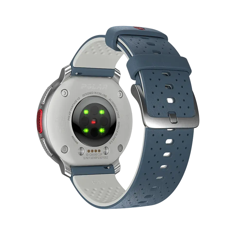 Polar Vantage V3 Sporthorloge Zilver/Blauw S-L