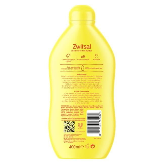 Zwitsal Baby Bodylotion Huidverzorging 400 ML