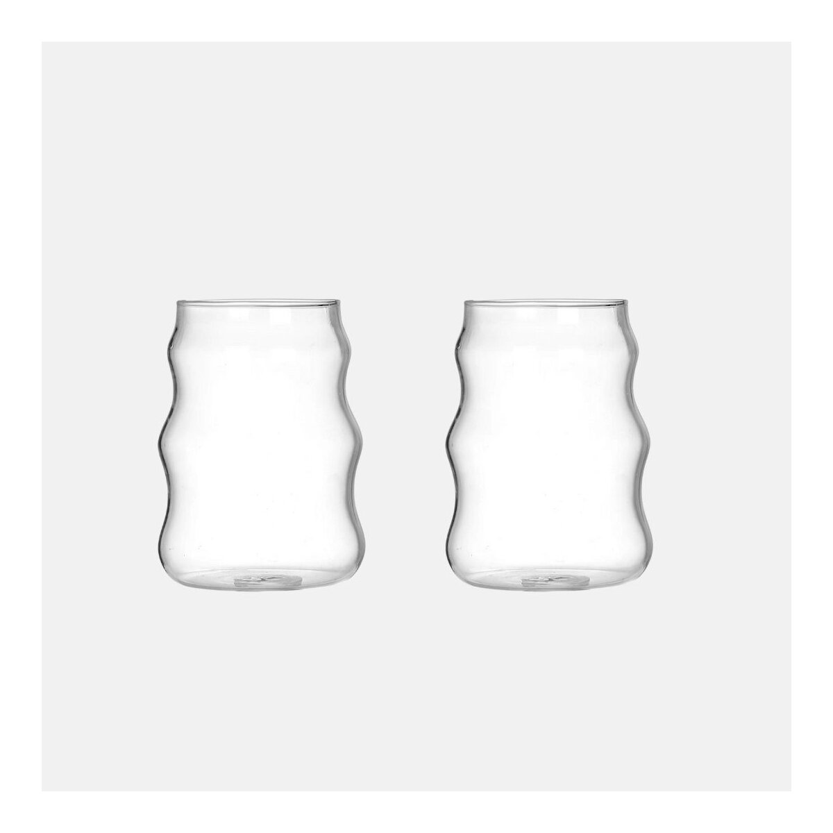 Glas Bubble Getränkebecher 4er Set Cocktail- 550 ml