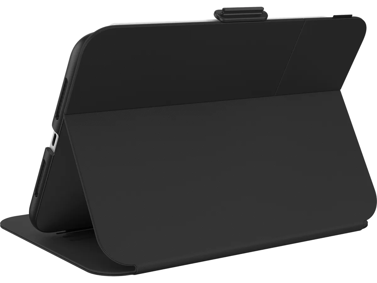 iPad Mini 7 (2024) / Mini 6 (2021) Balance Folio Antimikrobielle Leder Tasche Smart Cover Hülle (142573-1050) - Schwarz