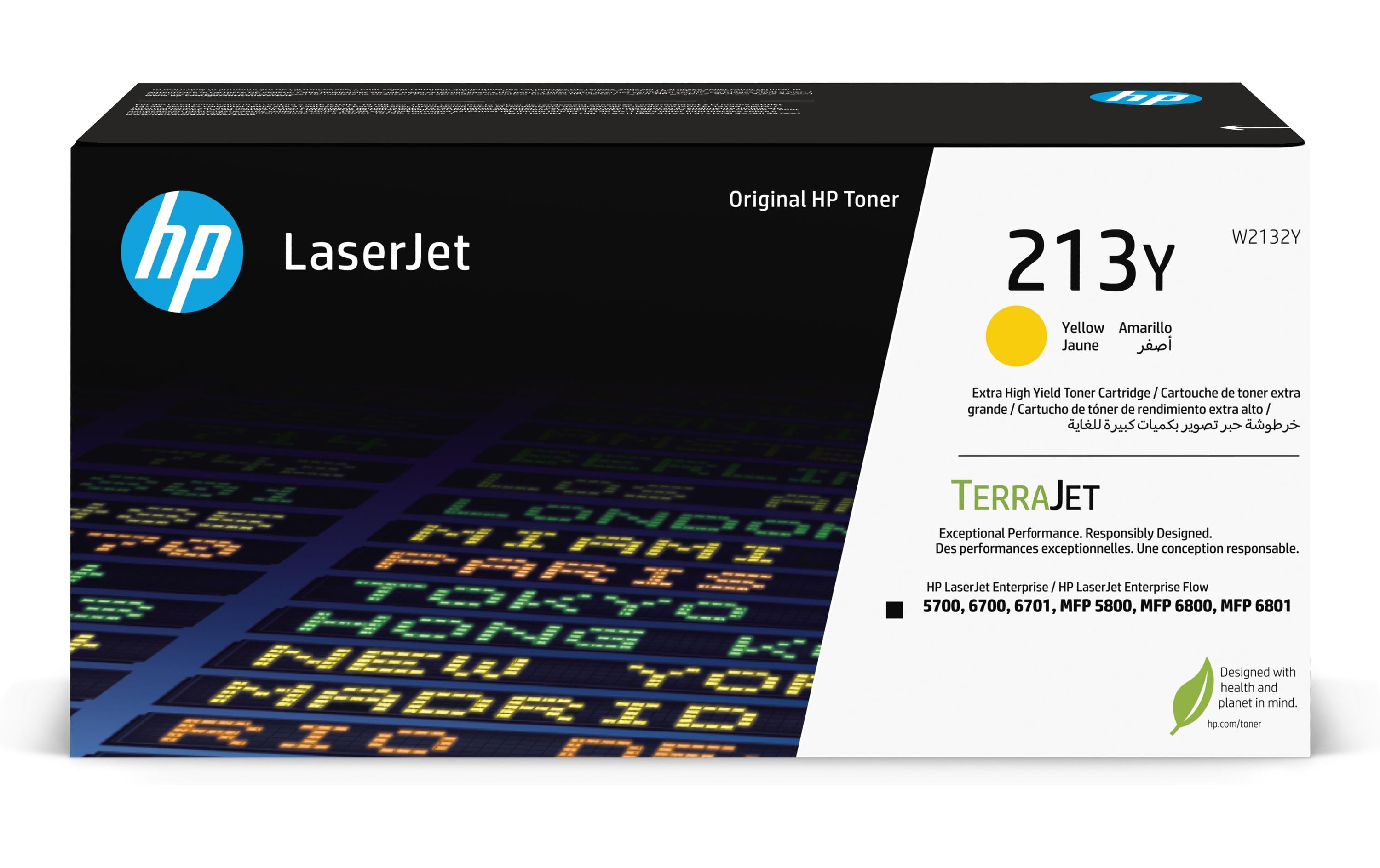 Toner 213Y (W2132Y) Yellow<br>Druckerpatrone, Gelb