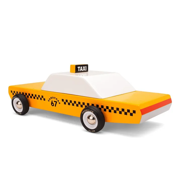 Candylab Voiture Candycab en bois | Jaune