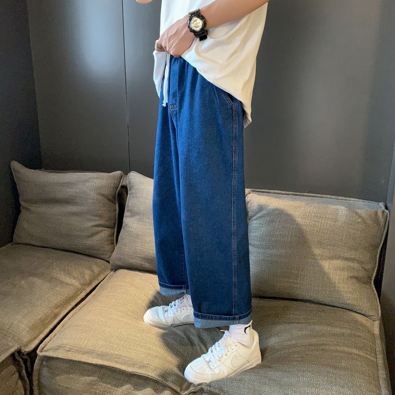 Ayuyel - Cropped Straight Leg Jeans