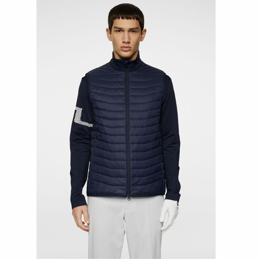 Holden Quilt Hybrid Vest Herre Navy