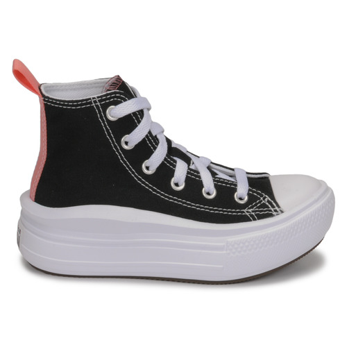 Converse - CHUCK TAYLOR ALL STAR MOVE CANVAS HI - Noir / Rose