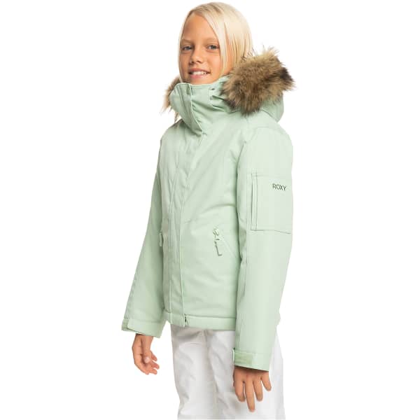 Veste de ski ROXY MEADE GIRL JK SNJT CAMEO GREEN