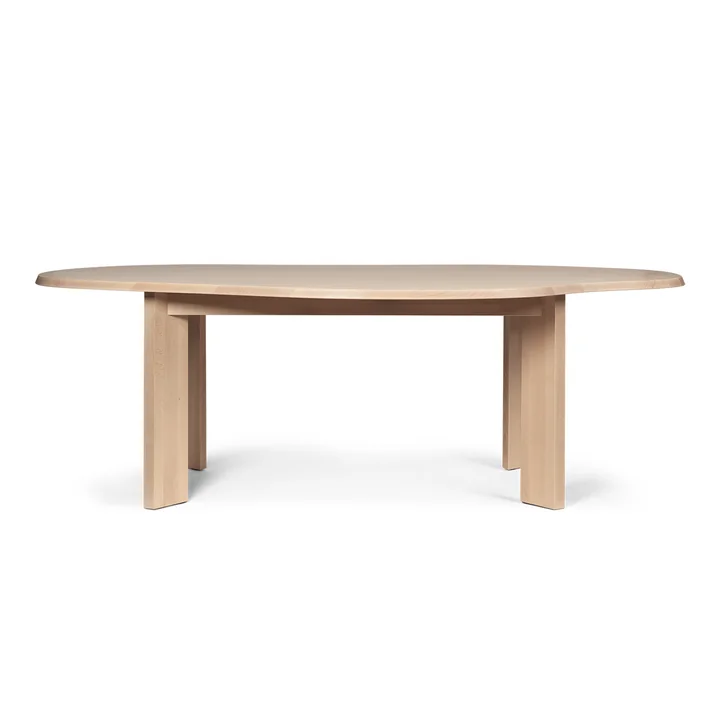 Ferm Living - Tarn Esstisch, 220 cm, Buche weiss geölt