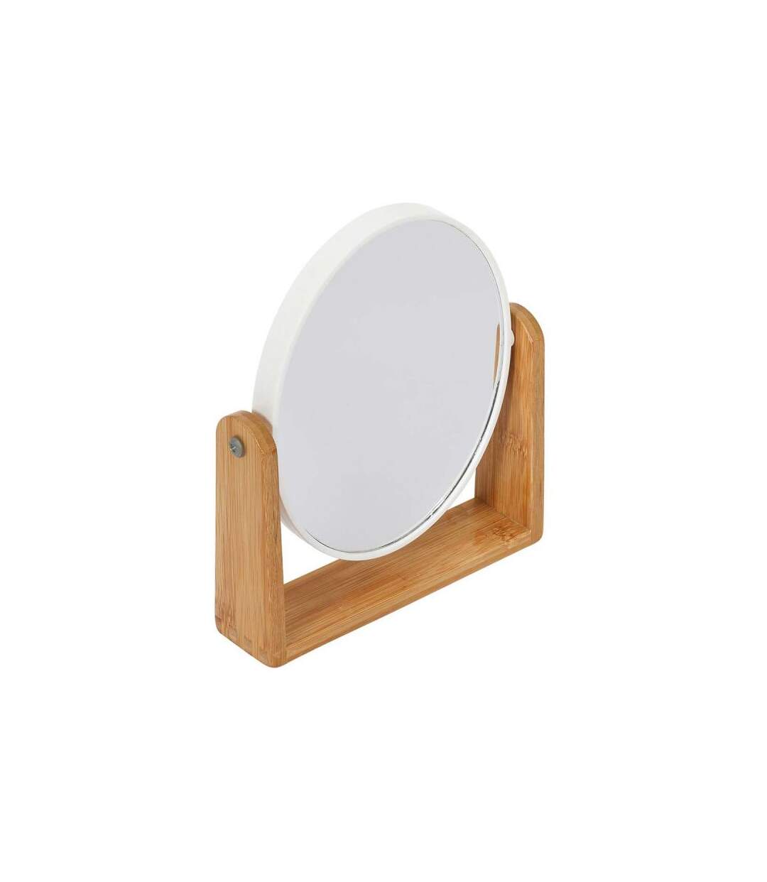 Paris Prix - Miroir En Bambou double Face 21cm Naturel