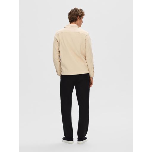 Selected Homme Loose Tony Overshirt, Oatmeal, S