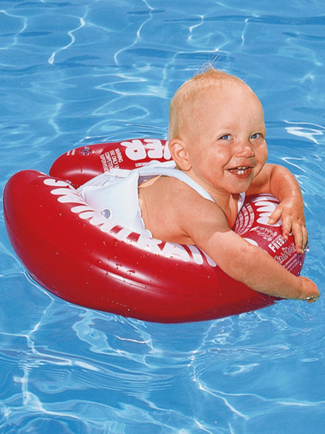 Top de flutuação vermelho com alças da Swimtrainer FRED SWIM ACADEMY