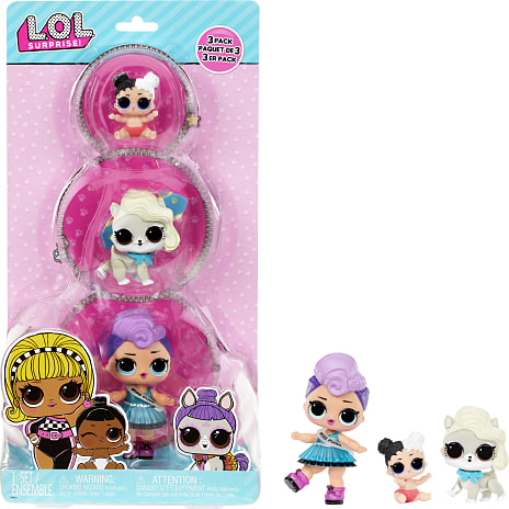 L.O.L. Surprise! Tot, Pet og Sis - flere varianter - assorteret